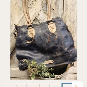 Bed Stu New Bruna black distressed  Bag